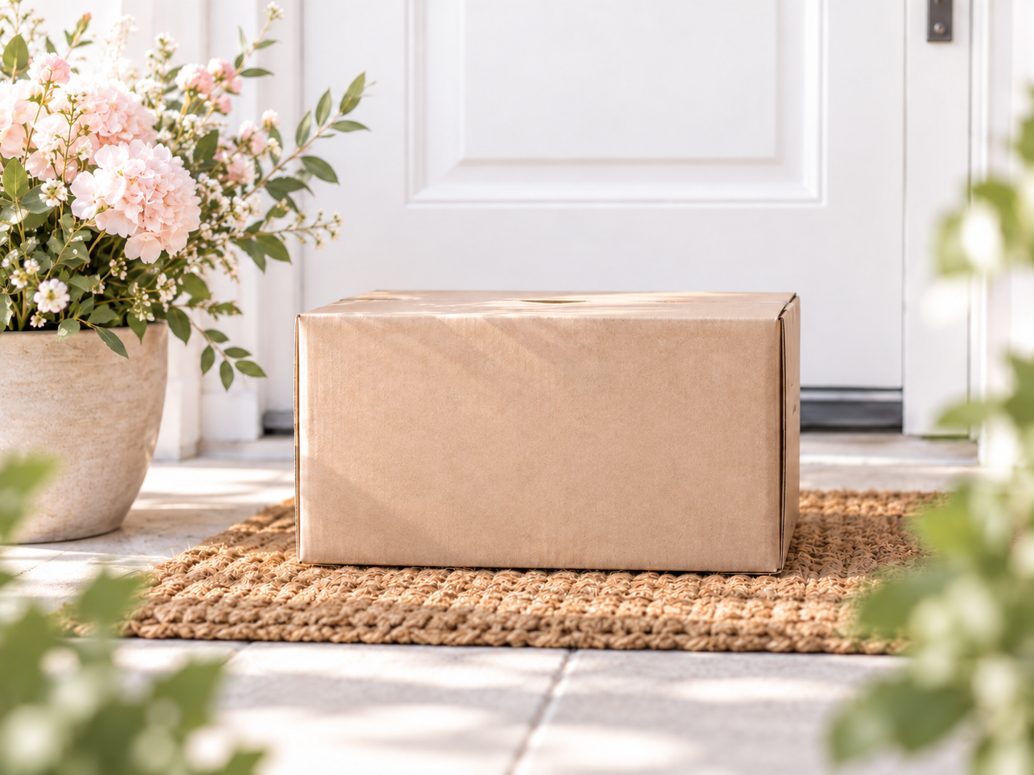 Verve package delivered to the door